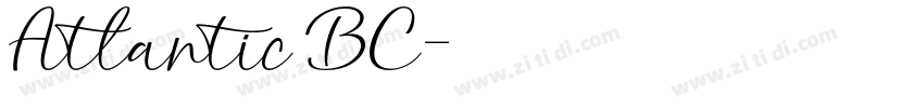 Atlantic BC字体转换